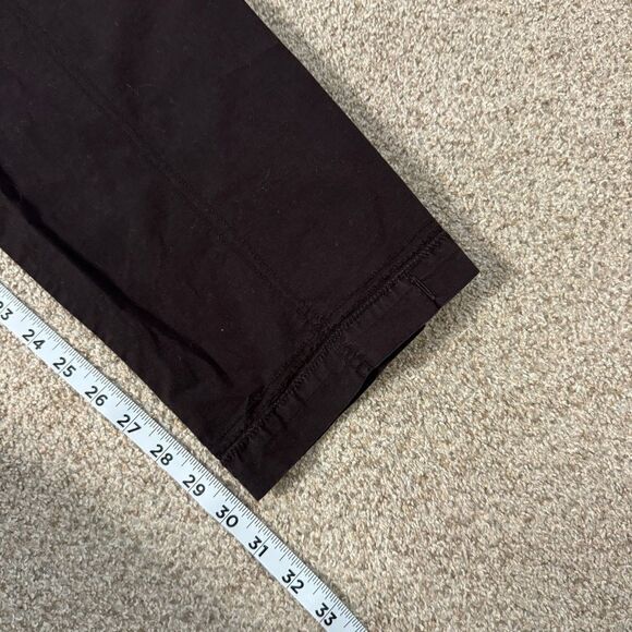 NEW Johnny Was Pete & Greta brown wide leg utility cargo pants size 6 - Picture 10 of 11